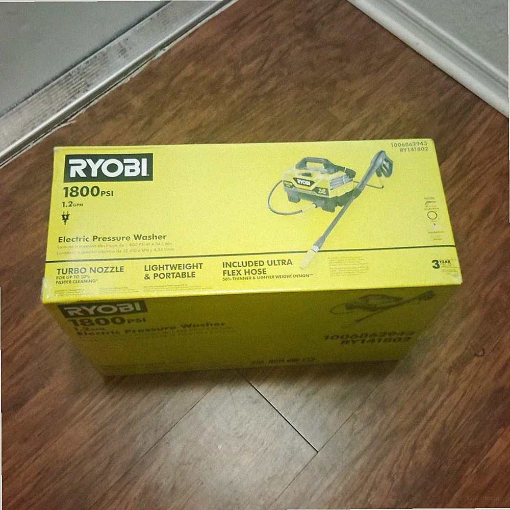 Ryobi 1800 PSI 1.2 GPM Corded Electric Pressure Washer Green RY141802