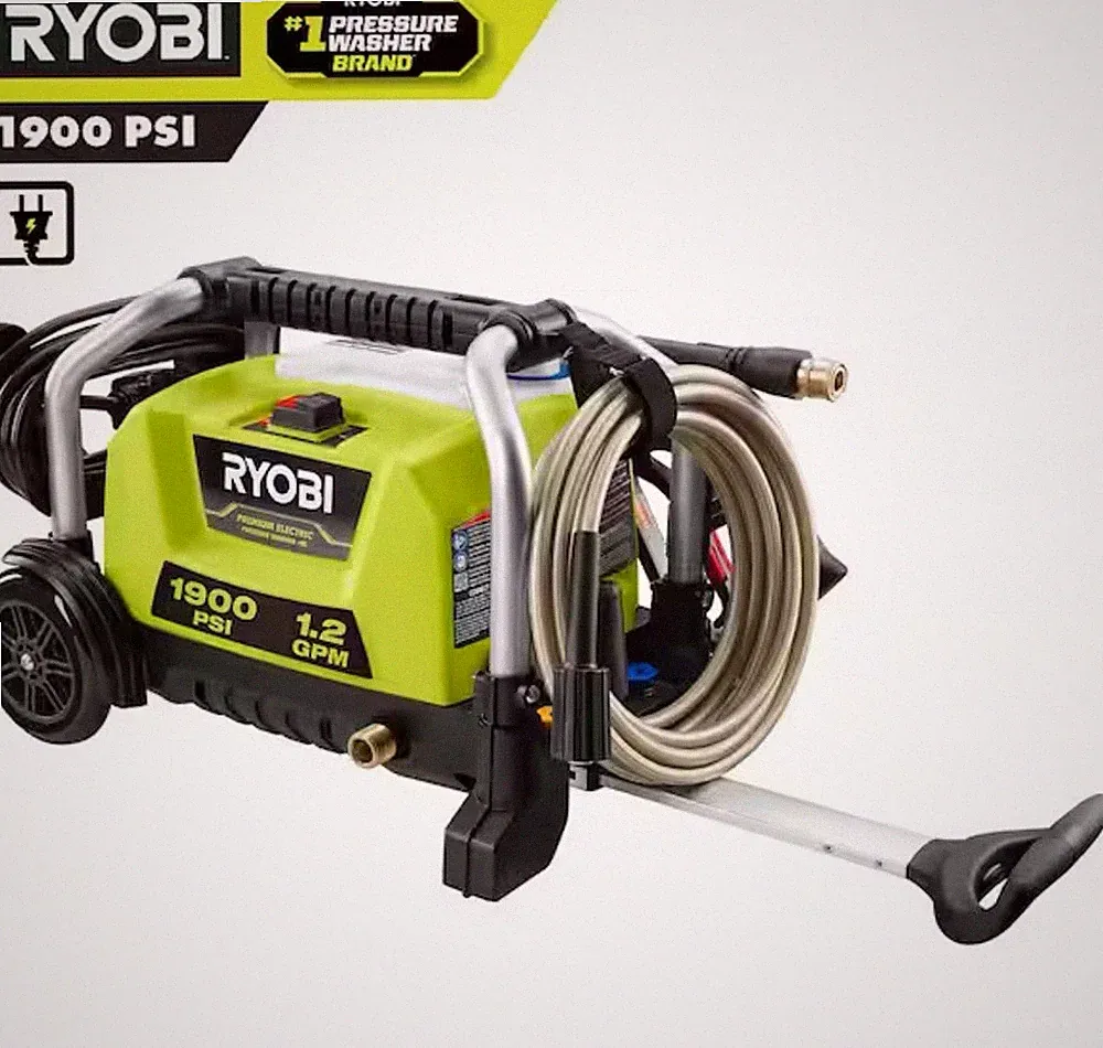 RYOBI 1900 PSI 1.2 GPM ELECTRIC PRESSURE WASHER RY1419MT -OPEN BOX