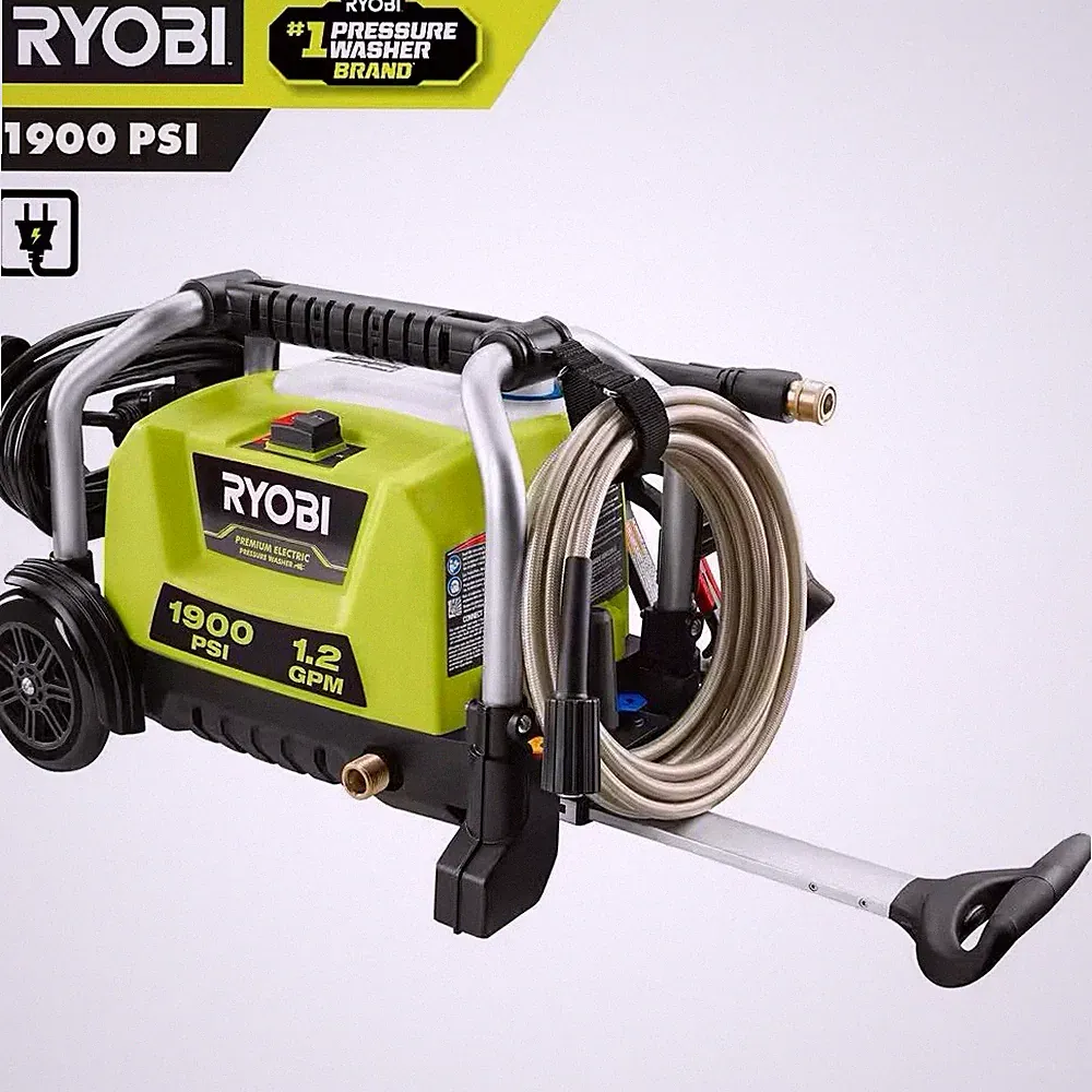RYOBI 1900 PSI Pressure Washer USED 1.2 GPM Corded Electric Pressure Washer