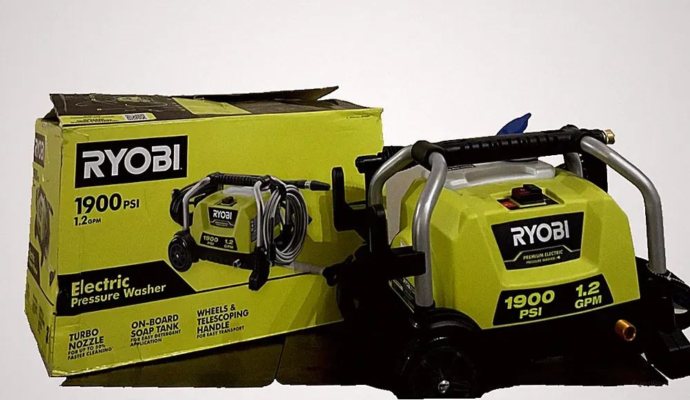 RYOBI 1900PSI 1.2GPM Electric Pressure Washer