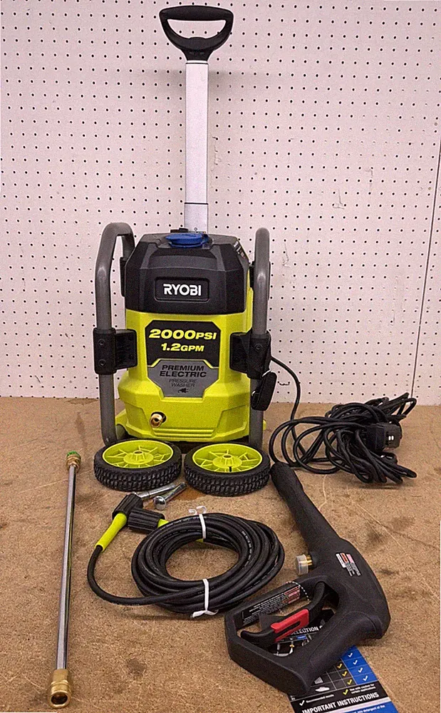 RYOBI 2000 PSI 1.2 GPM Cold Water Electric Pressure Washer
