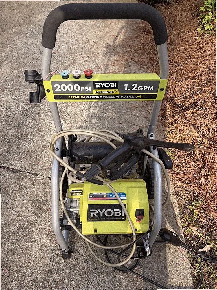 Ryobi 2000 PSI 1.2 GPM Electric Pressure Washer w/ 12 in Surface Cleaner