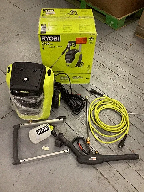 RYOBI 2100 PSI 1.2 GPM Electric Cold Water Pressure Washer RY142012