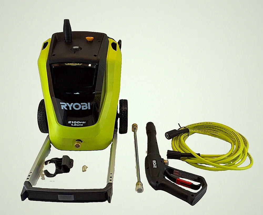 Ryobi 2100 PSI Corded Electric Cold Water Pressure Washer W/ Foamer RY142012
