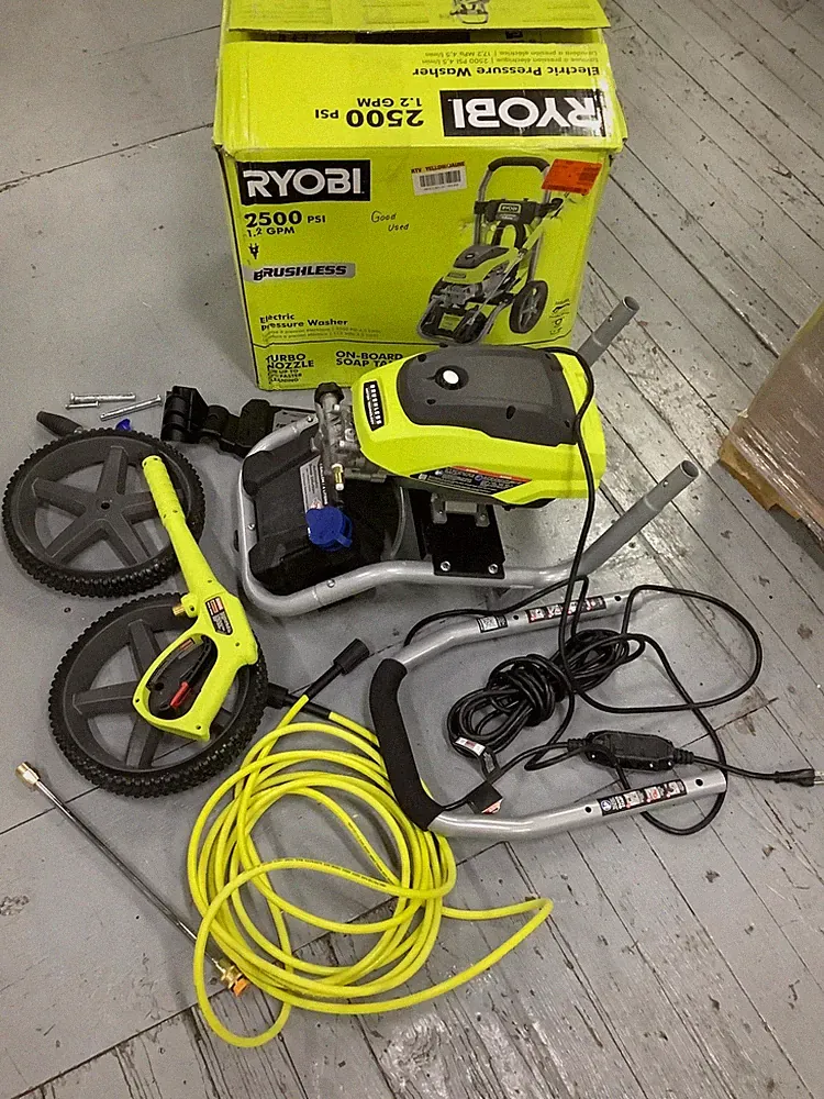 Ryobi 2500 PSI 1.2 GPM Cold Water Electric Pressure Washer RY142500
