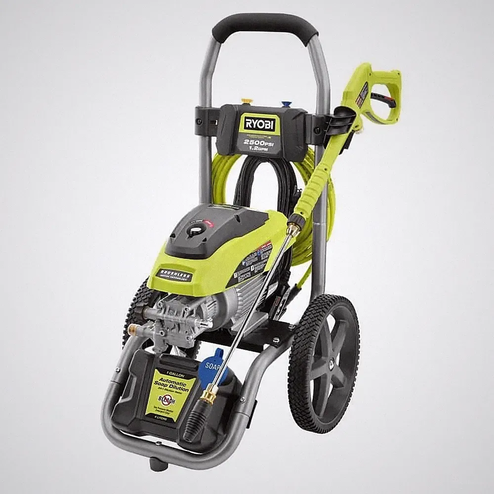RYOBI 2500 PSI 1.2 GPM High Performance Cold Water Electric Pressure Washer
