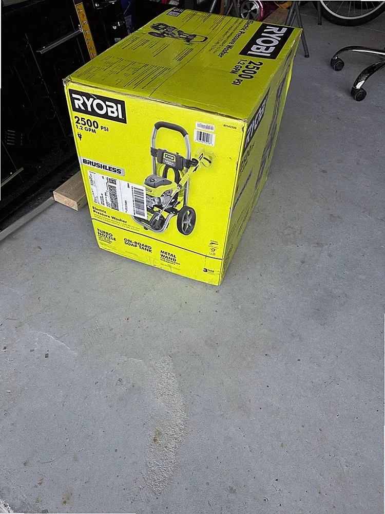 RYOBI 2500 PSI Brushless Electric Pressure Washer RY142500 - New Sealed
