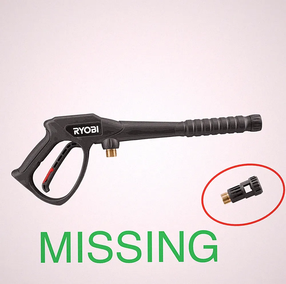RYOBI 3,300 PSI Pressure Washer Trigger Gun Kit