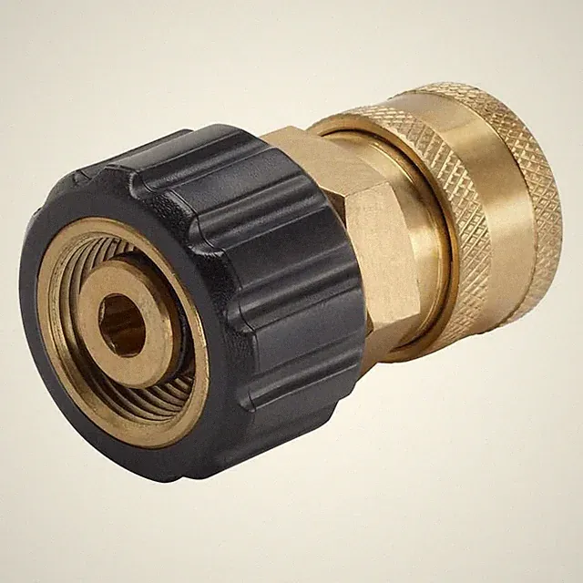 RYOBI 3/8 in. Female Quick-Connect x M22 Coupler w/ Gas & Electric Washers