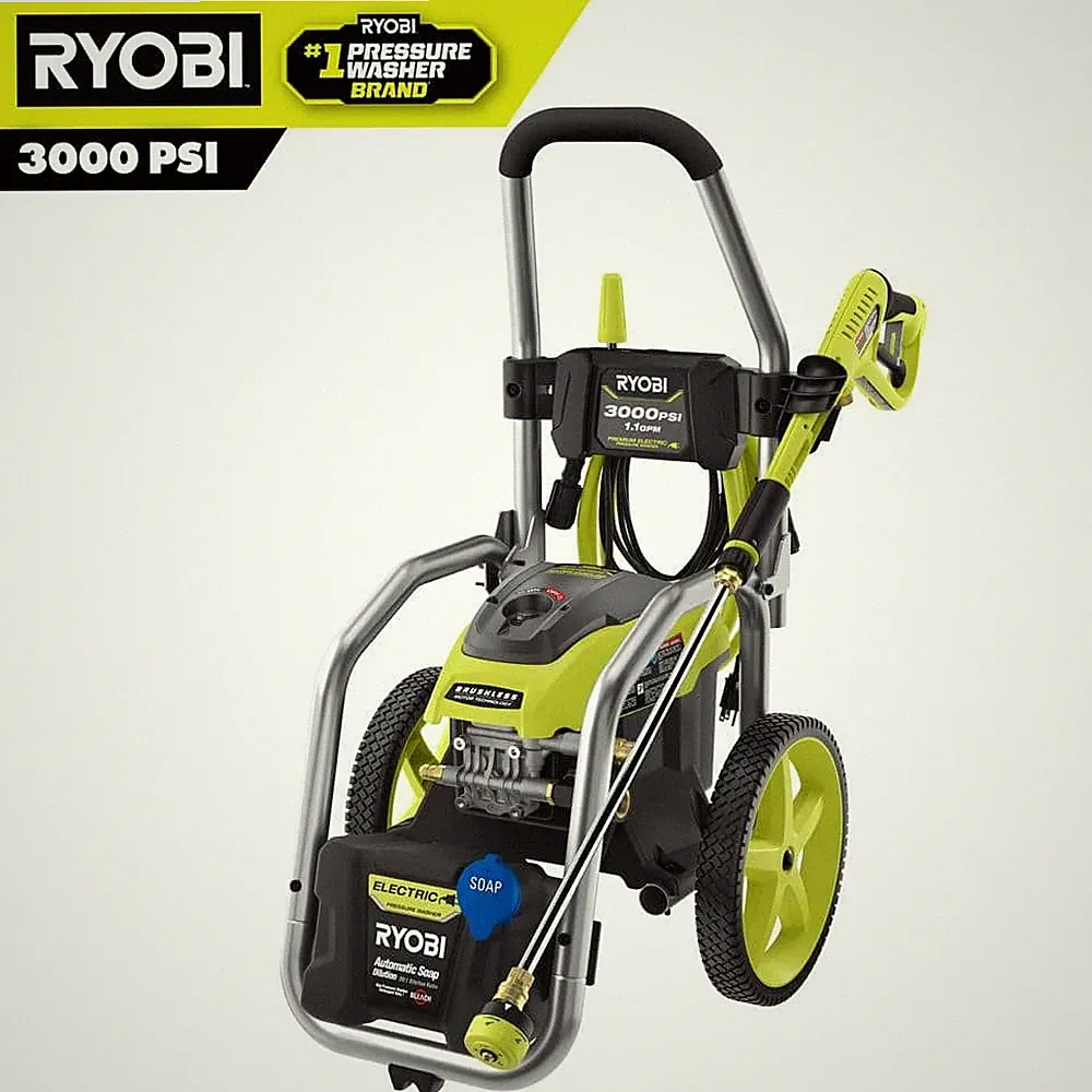 RYOBI 3000 PSI 1.1 GPM Cold Water Electric Pressure Washer