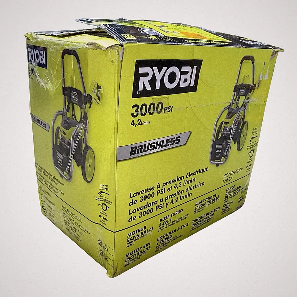 RYOBI 3000 PSI 1.1 GPM Cold Water Electric Pressure Washer Brushless