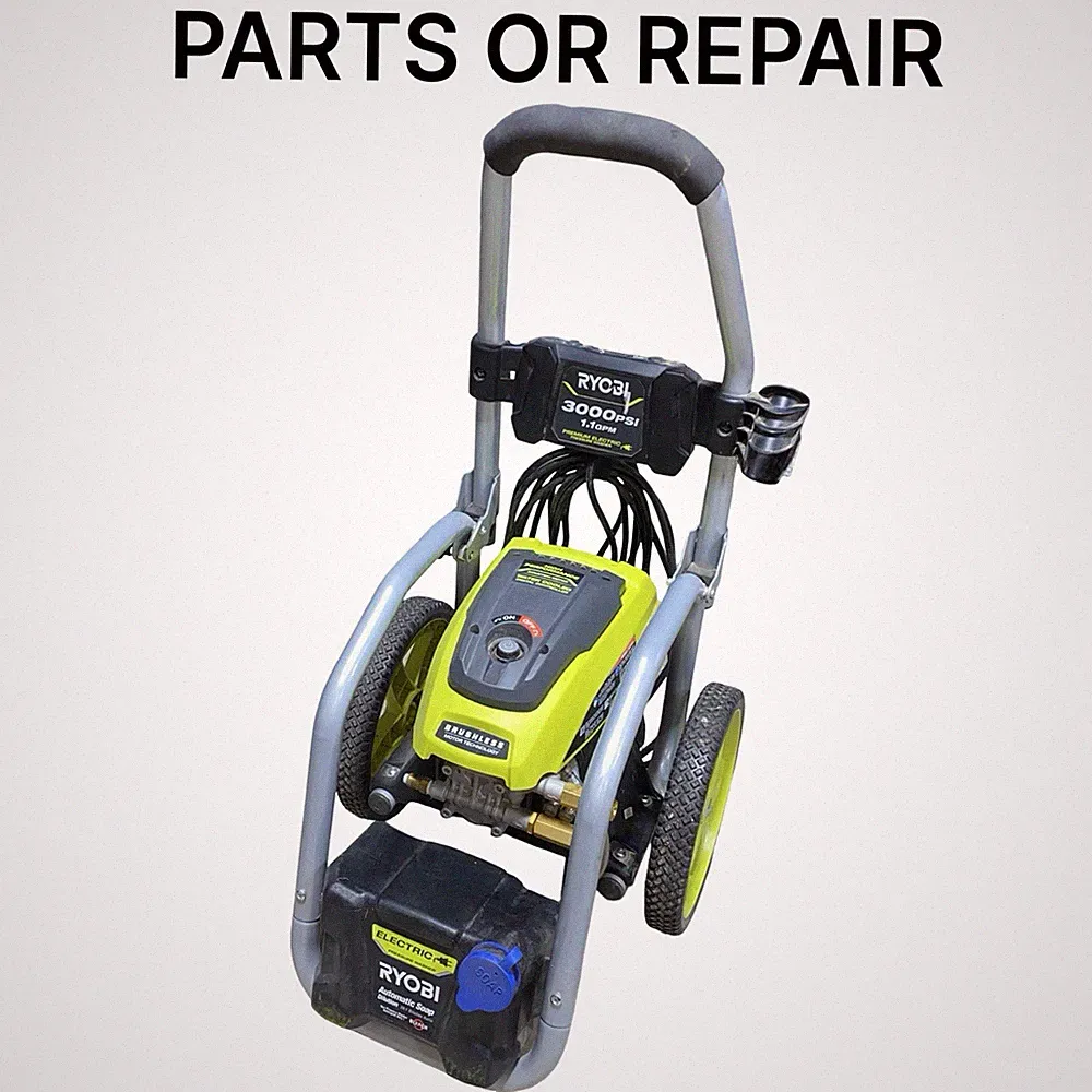 RYOBI 3000 PSI 1.1 GPM Cold Water Electric Pressure Washer - PARTS OR REPAIR
