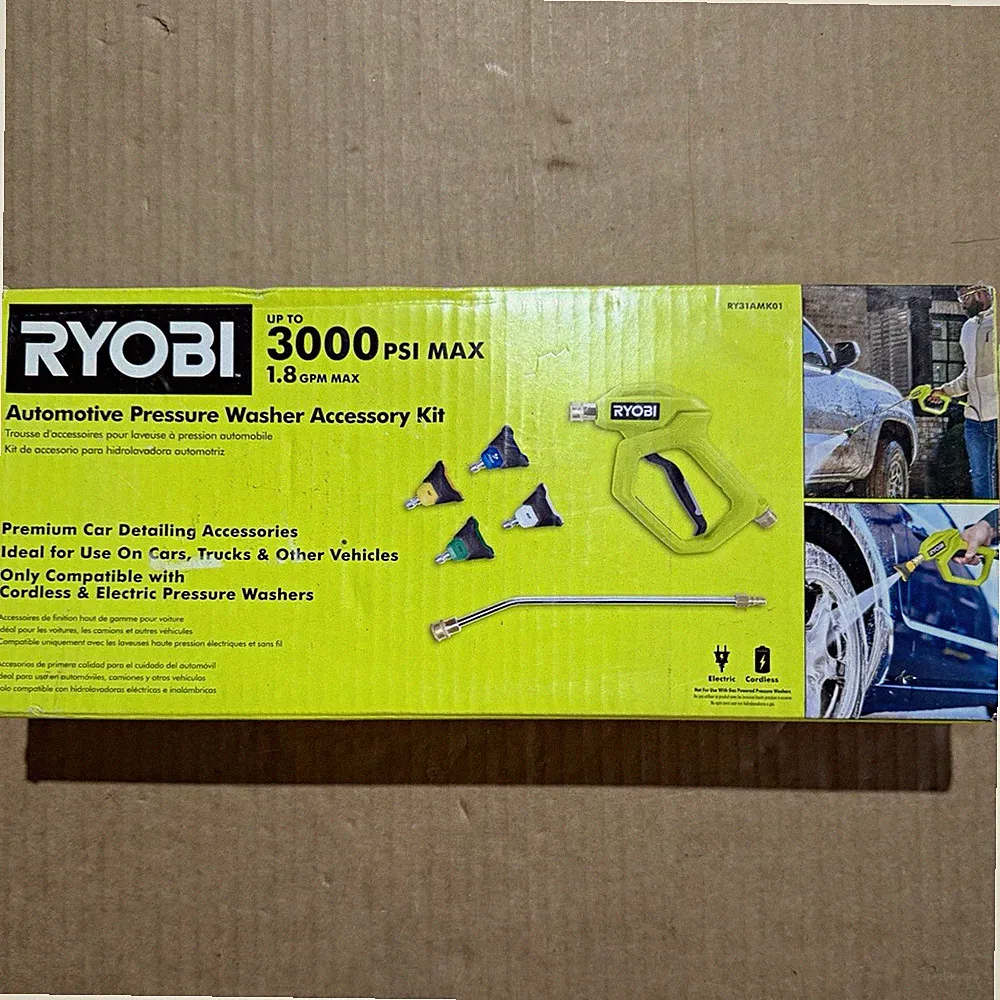 RYOBI 3000 PSI 1.8 GPM Automotive Pressure Washer Accessory Kit RY31AMK01
