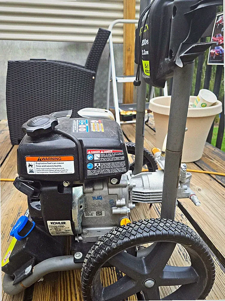 RYOBI 3200 PSI Gas Pressure Washer 196cc Engine ..Soap Take Not Working Properly