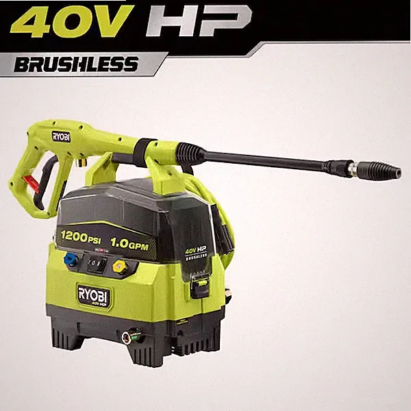 RYOBI 40V 1200 PSI 1.0 GPM Cordless Cold Water Pressure Washer (Tool Only)