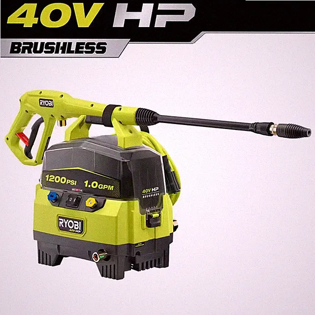 Ryobi 40V 1200 Psi Cordless Electric Cold Water Pressure Washer Tool Only