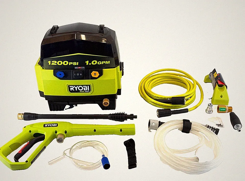 Ryobi 40V HP 1200 PSI 1.0 GPM Cold Water Pressure Washer Tool Only RY40HPPW12B