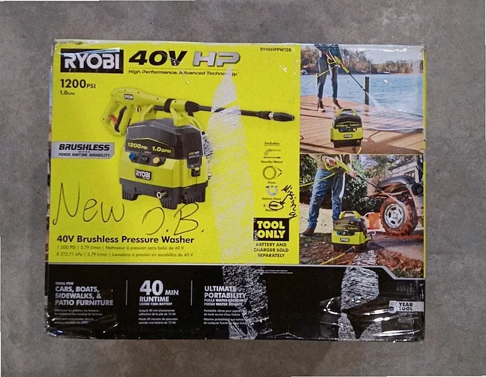 pressure washer ryobi battery