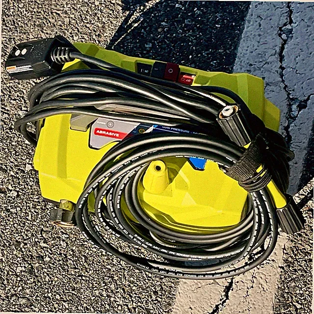 Ryobi Cold Water Corded Electric Pressure Washer Compact Handle Green/Black