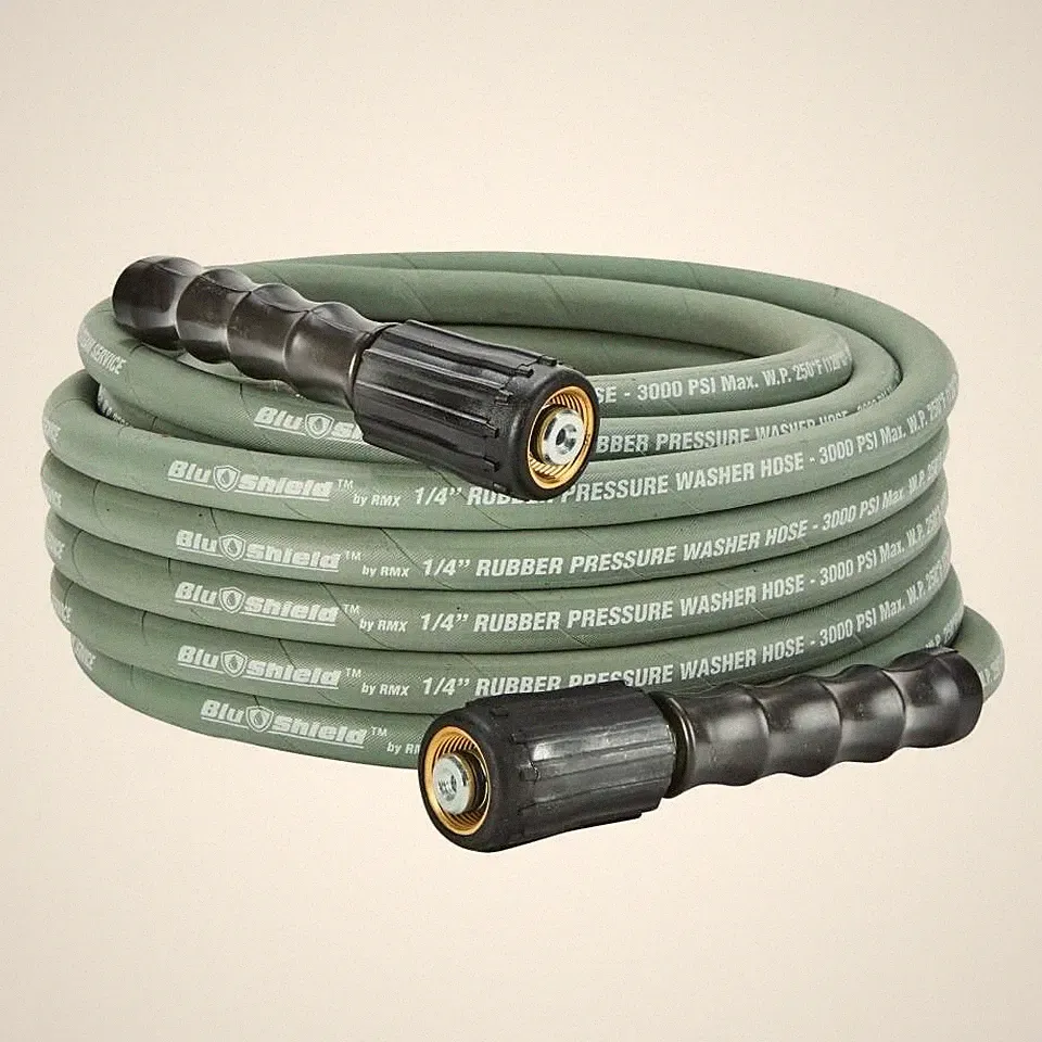 Industrial-Grade 35-ft x 1/4" Hot & Cold Water 12,000 PSI Pressure Washer Hose