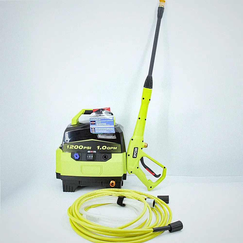 RYOBI CORDLESS ELECTRIC COLD WATER PRESSURE WASHER 1200 PSI GPM GREE (ISP011828)