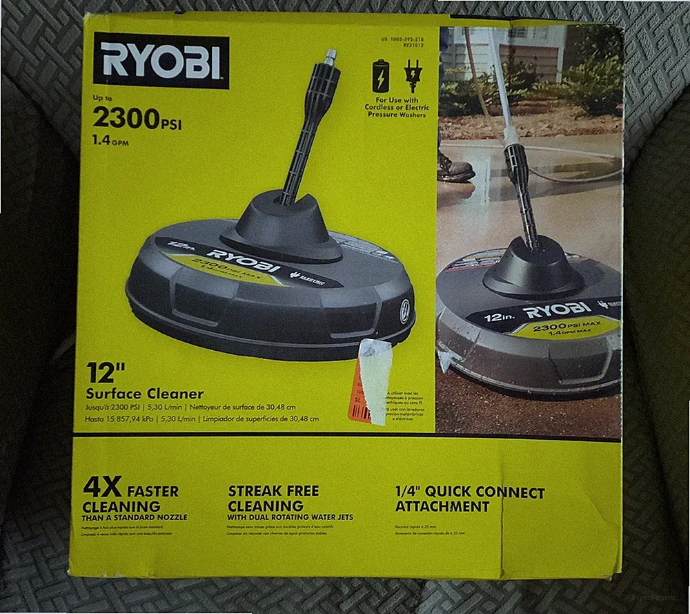 Ryobi Electric Pressure Washer Surface Cleaner Attachment 12" (RY31012)