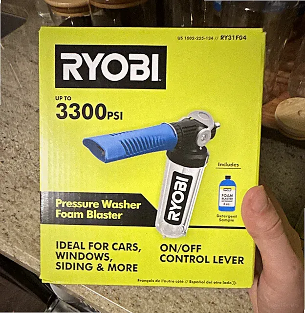 RYOBI Foam Blaster for RYOBI Pressure Washer w/ On/Off Lever 4 oz RY31F04
