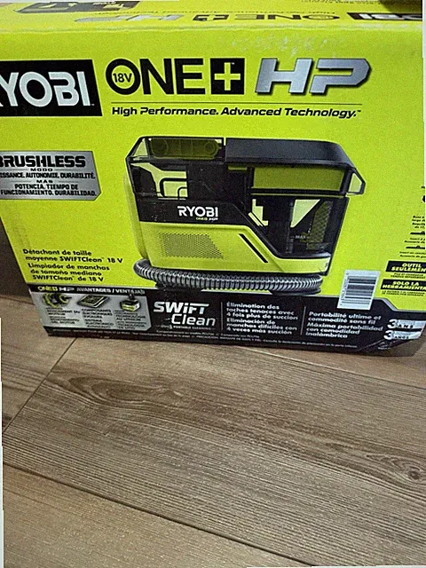 RYOBI HP 18V Brushless SWIFTClean Mid-Size Spot Cleaner(Tool Only)USED PBLHV704