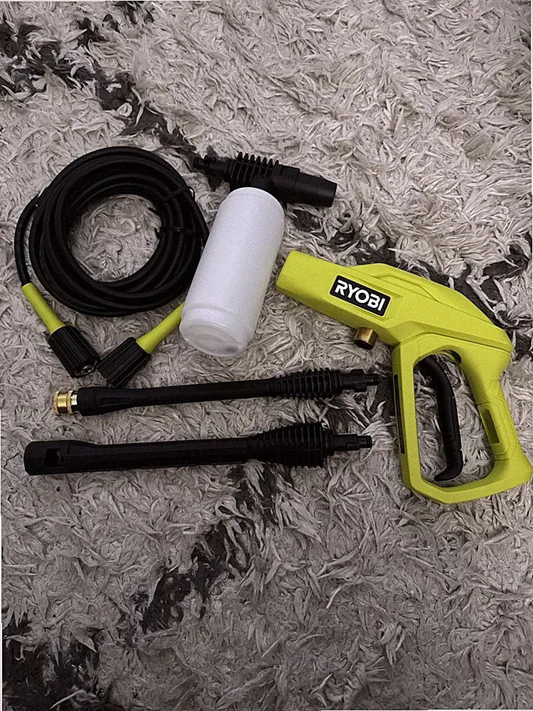 Ryobi OEM Pressure Washer Accessories 1800 PSI Spray Gun,Foam Bottle, Wand, Hose