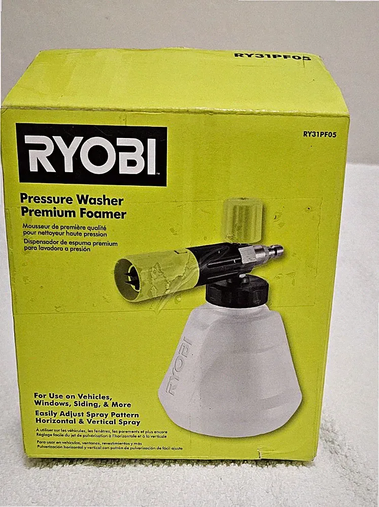 Ryobi Premium Foam Cannon for Pressure Washer 32 oz RY31PF05