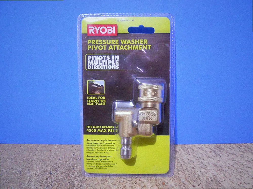 Ryobi Pressure Washer Pivot Attachment Fits Most Brands 4500 MAX PSI