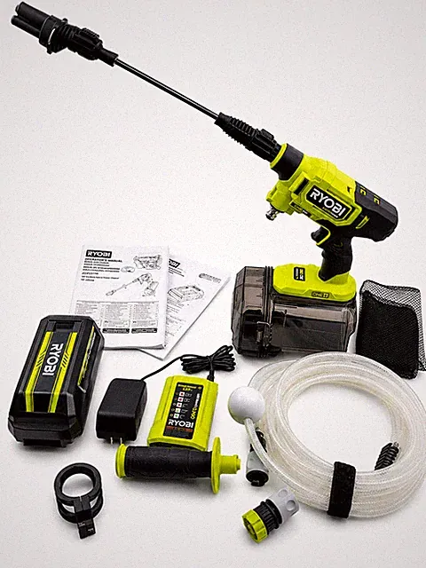 RYOBI RY124052K 40V HP Brushless 600 PSI Power Cleaner Battery Charger NEW