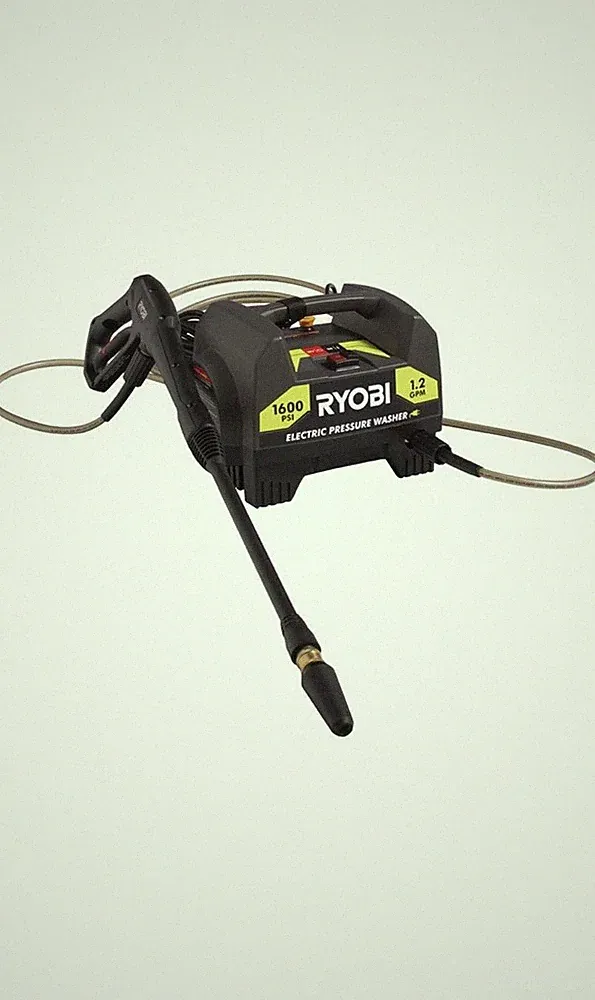 Ryobi RY141612 1600-PSI 1.2-GPM Electric Pressure Washer With 3 Tips