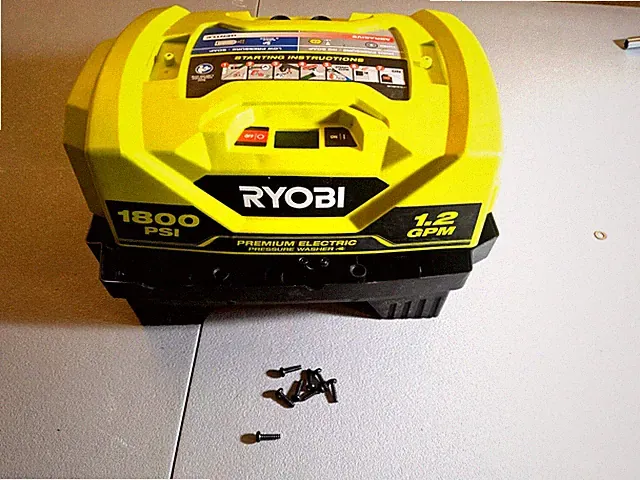Ryobi RY141802 1800PSI Pressure Washer- OEM Upper & Lower Housing w/ Screws