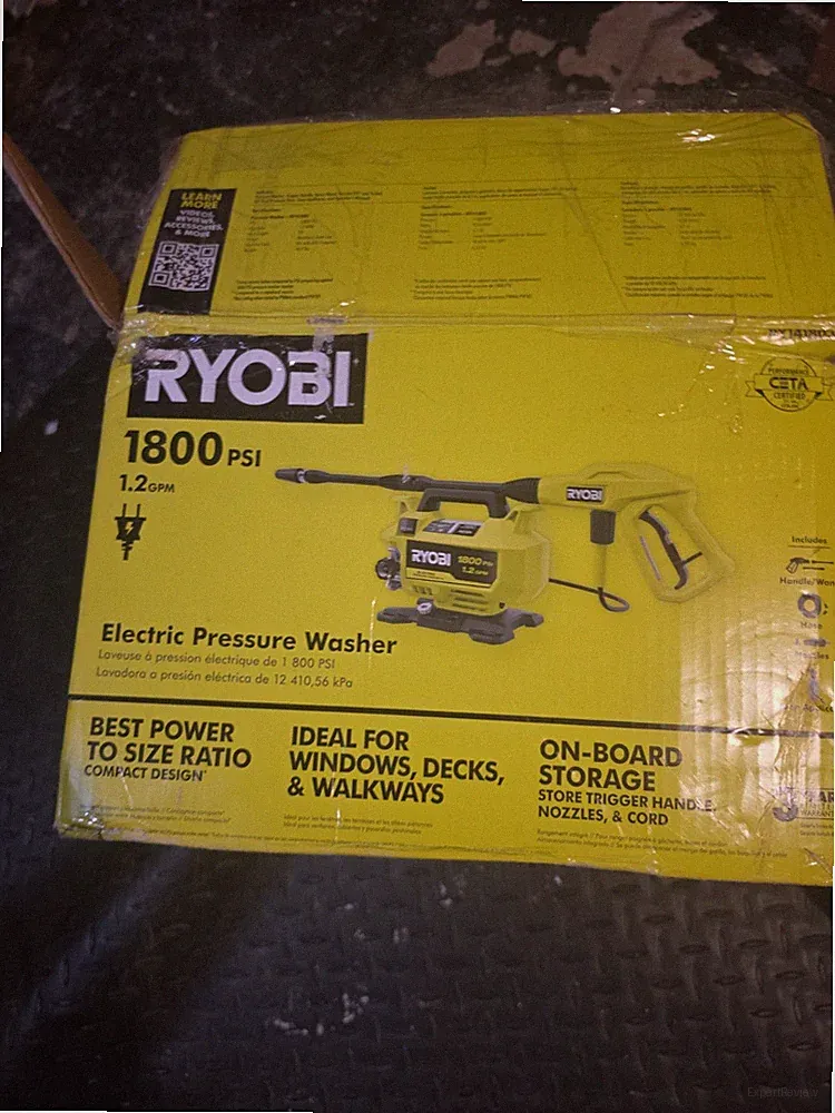 RYOBI RY141803 1800 PSI 1.2 GPM Electric Pressure Washer NEW