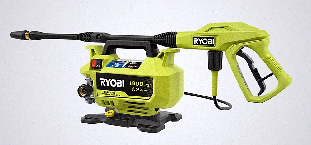 RYOBI RY141803 1800 PSI 1.2 GPM Portable Corded Electric Pressure Washer