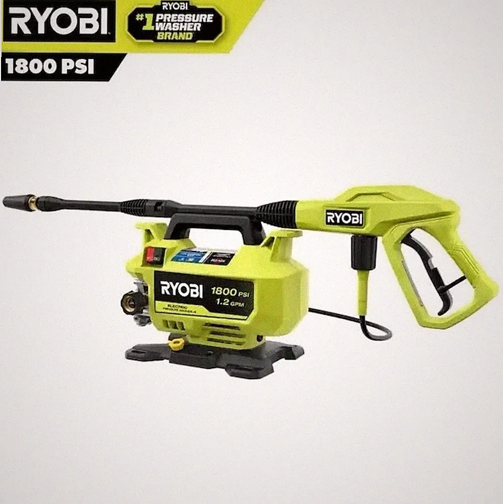 RYOBI RY141803 1800 PSI 1.2 GPM Portable Corded Electric Pressure Washer OB New