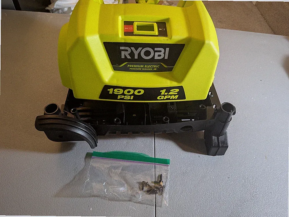 Ryobi RY1419 1900 PSI Pressure Washer Replacement Parts - Housing W/ Screws