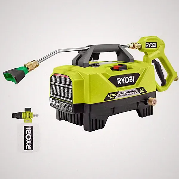 Ryobi RY14AM12 1.8 GPM Automotive High Flow Pressure Washer Kit