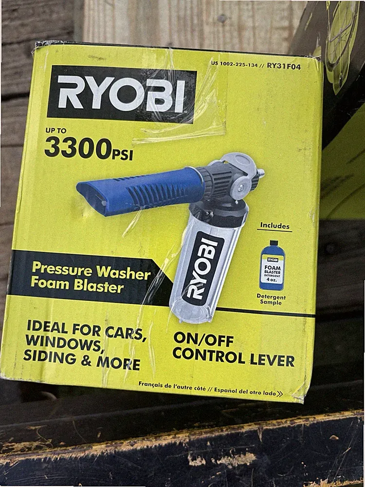 Ryobi RY31F04 Pressure Washer Foam Blaster up to 3300 PSI