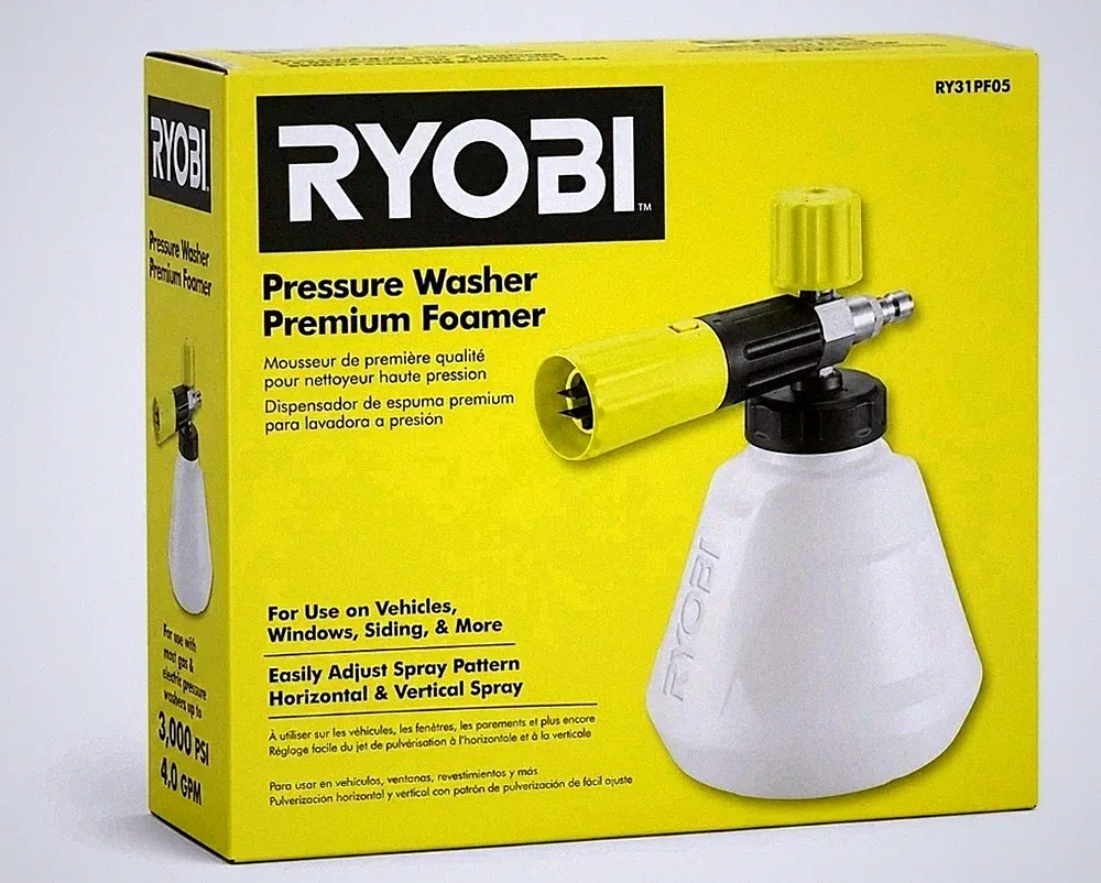 RYOBI RY31PF05 Pressure Washer Premium Foamer Cannon Soap Blaster