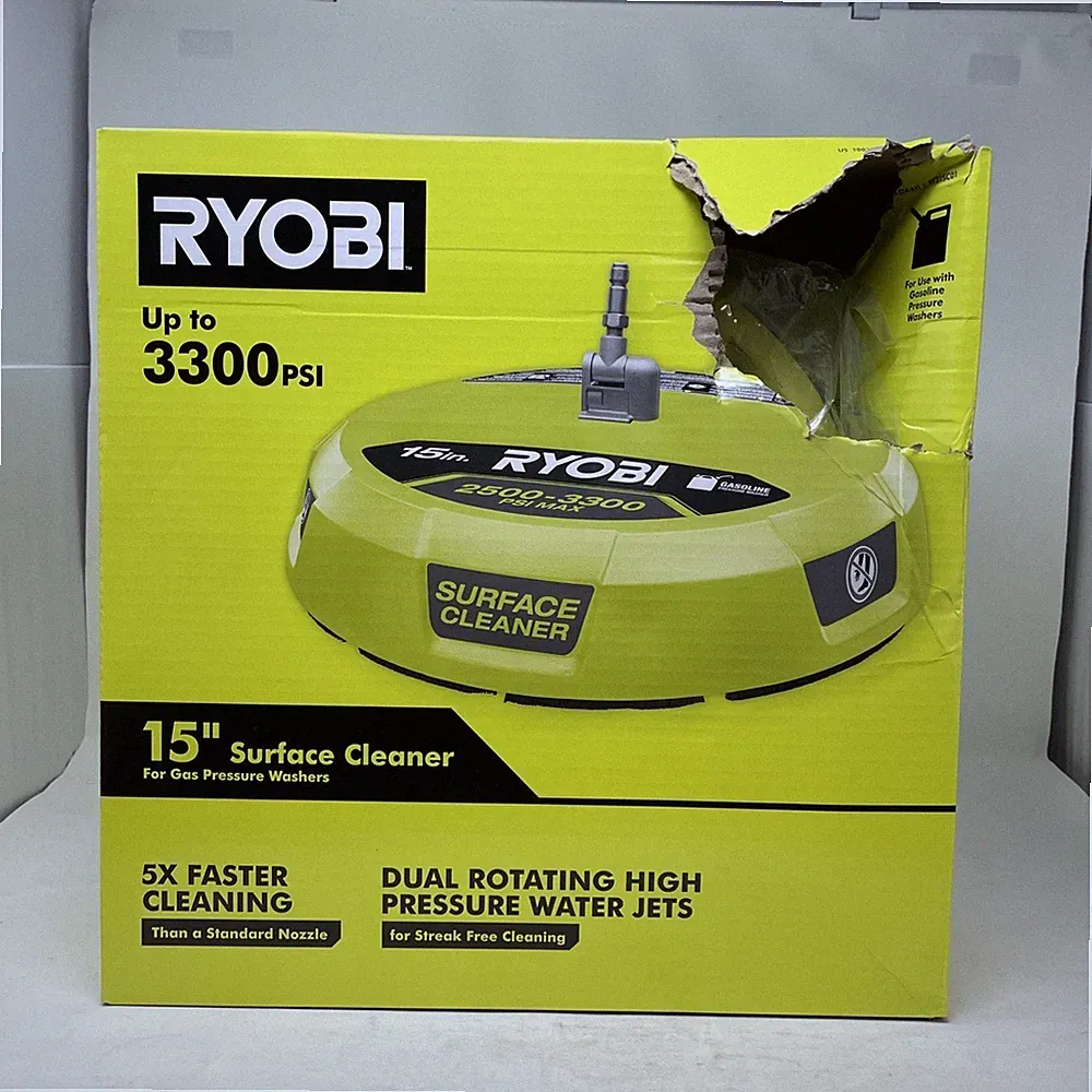 Ryobi RY31SC01 15 in. 3300 PSI Surface Cleaner for Gas Pressure Washer *Read*