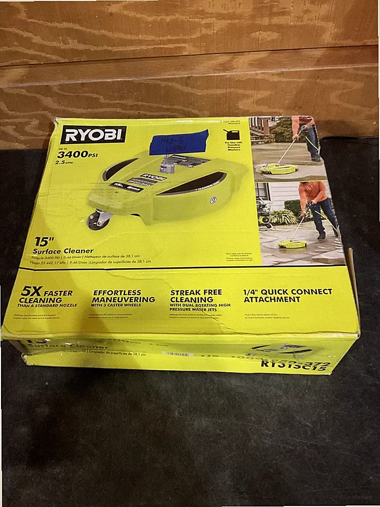 Ryobi RY31SC15 - 15" 3400PSI Gas Pressure Washer Surface Cleaner W/ Wheels