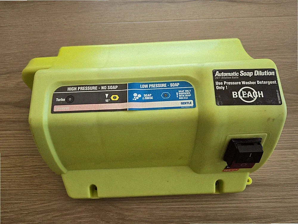 Ryobi Soap Tank Housing RY141900VNM 1.2 GPM Electric Pressure Washer 1700psi