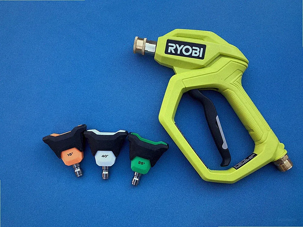 Ryobi Stubby Gun Handle + 3 Nozzzles 1.8GPM Automotive Pressure Washer RY14AM12