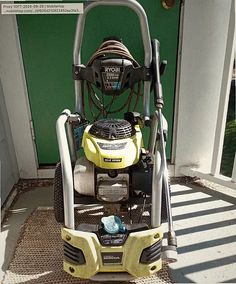 RYOBI3100 PSI 2.5 GPM Cold Water Pressure Washer with Honda GCV190 Engine!