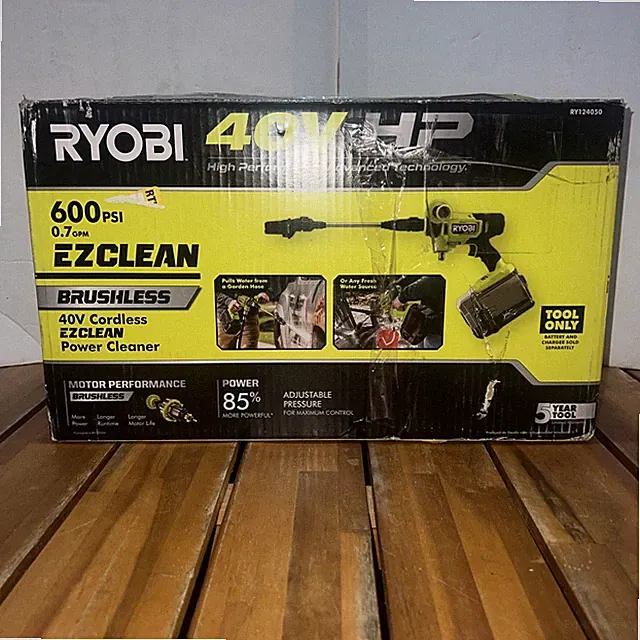 RYOBI40V HP Brushless 600 PSI 0.7 GPM Cold Water Electric Power Cleaner ToolOnly