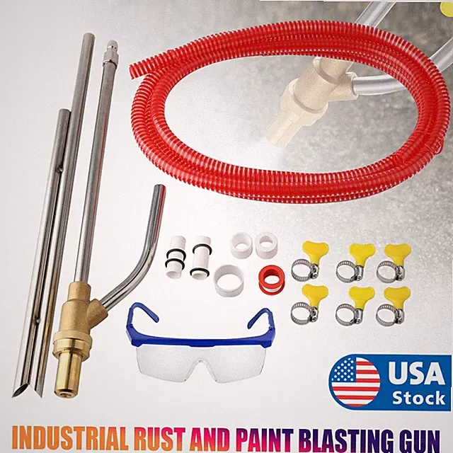 Sandblasting Kit for Pressure Washer Sand Blaster Attachment 5000 PSI Power