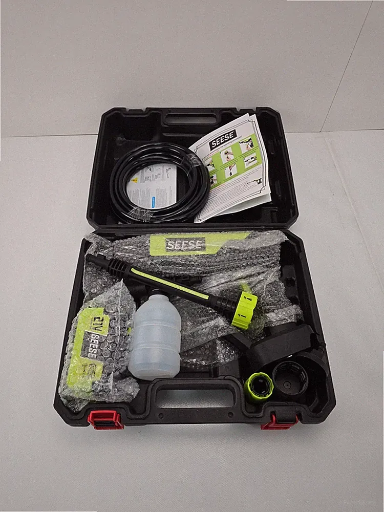 SEESE 800 PSI Water Pressure Washer Cordless Portable Pressurized Hose Car Wash