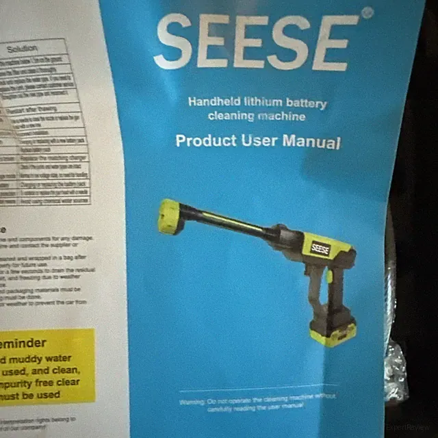 seese cordless pressure washer